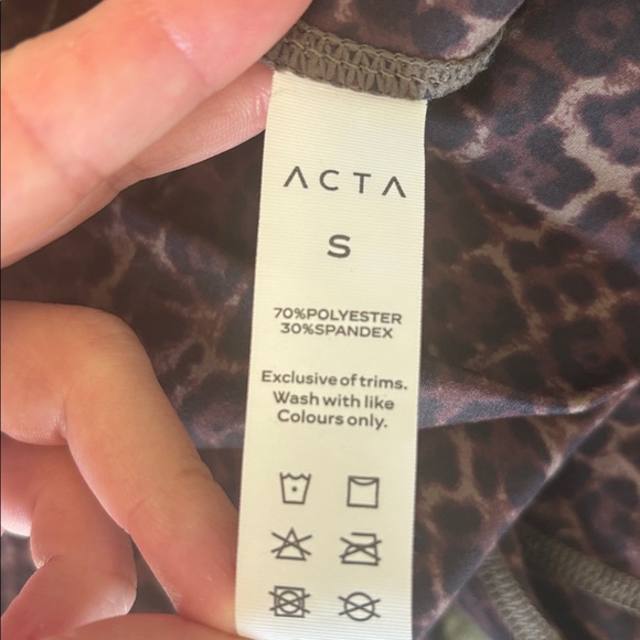 ACTA - Bundle of 2 Printed and Solid Leggings Set - Picture 3 of 6